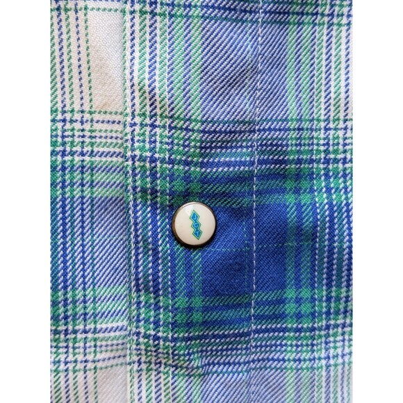 Dixxon Flannel 2021 JCT Trucking 2XT Plaid Blue Green Limited Edition Tall Fall - Picture 8 of 10